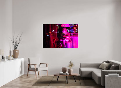 60 x 40″, Glossy Canvas on Stretcher Frame Nocturnal Cherub