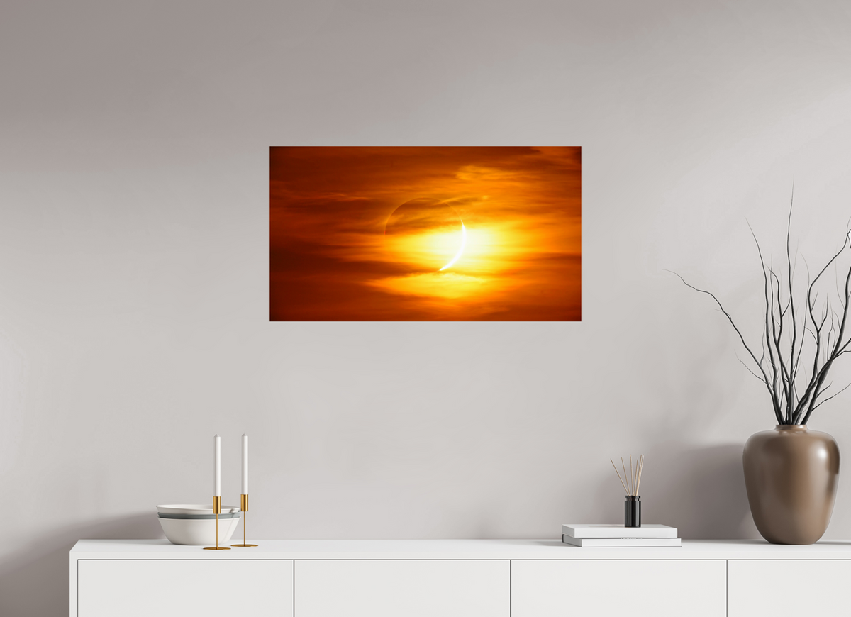32 x 18″, Photo Print On Fuji Crystal DP II Phases of Totality: 3 of 3