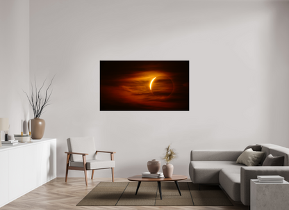 64 x 36″, Photo Print Under Acrylic Glass Phases of Totality: 1 of 3
