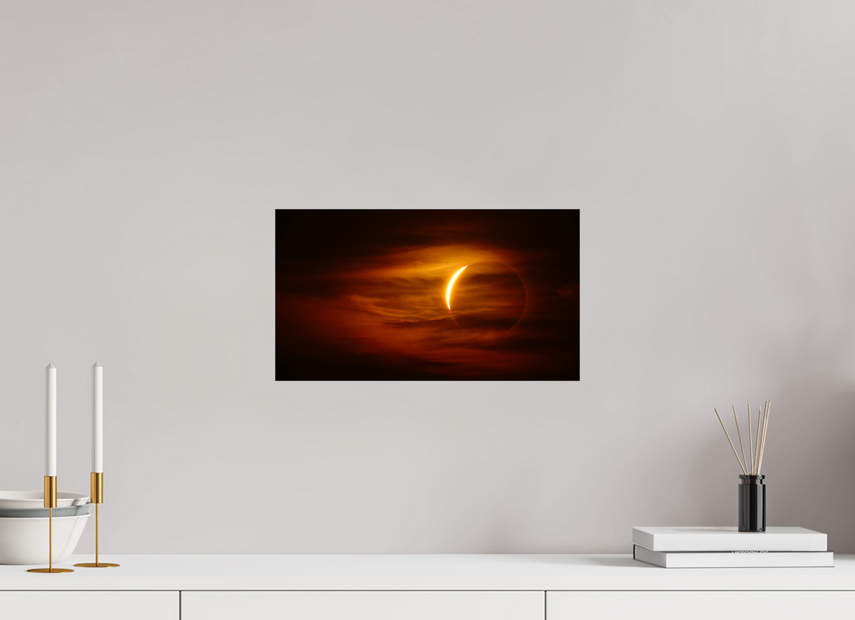 16 x 9″, Photo Print On Fuji Crystal DP II Phases of Totality: 1 of 3