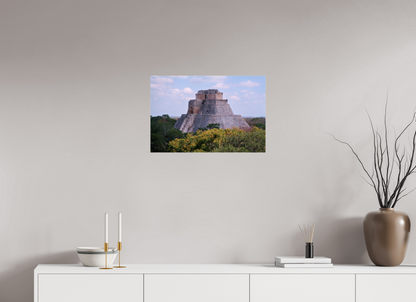 24 x 16″, Photo Print Under Acrylic Glass Pyramid of Itzamná