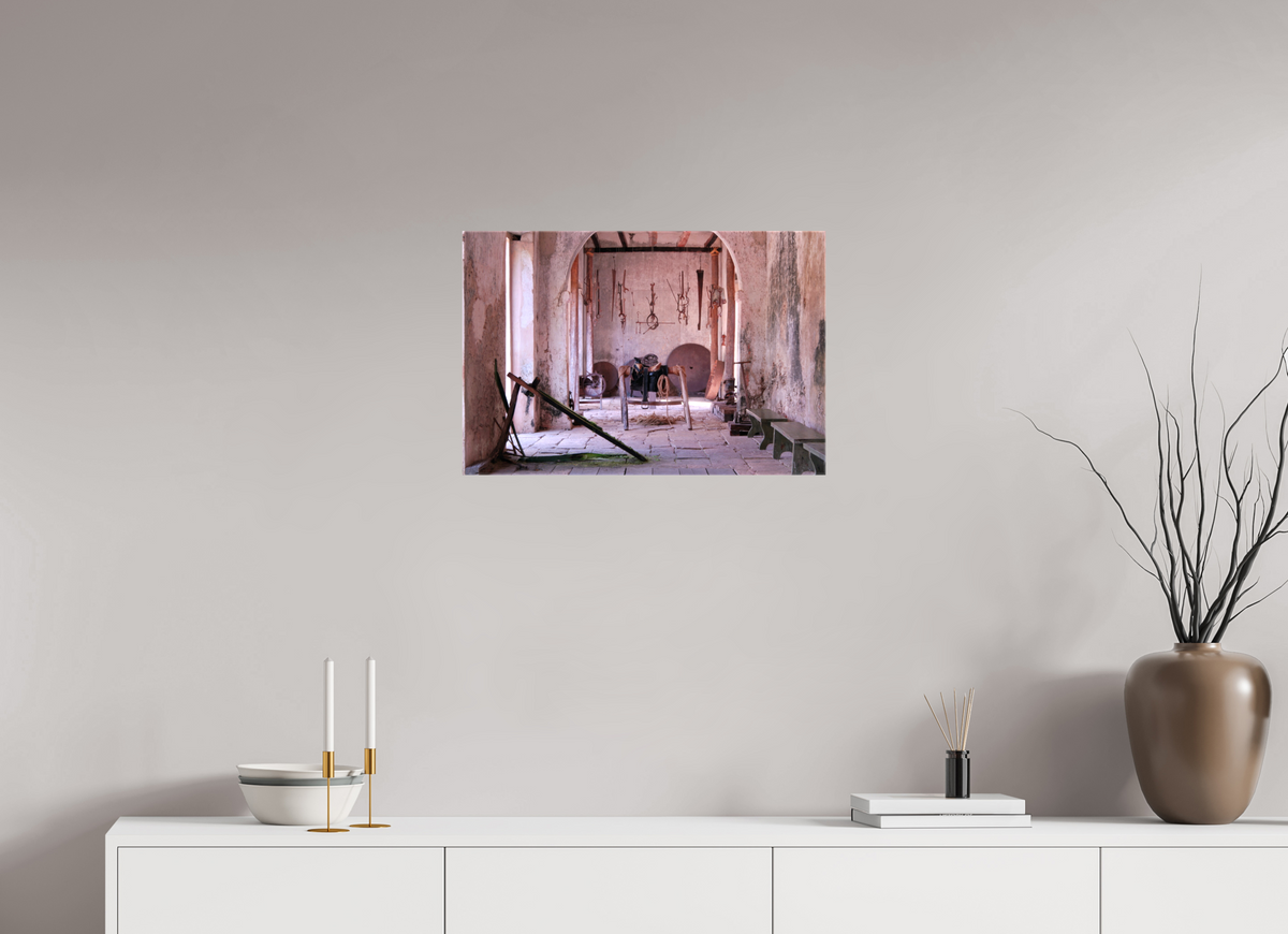 24 x 16″, Glossy Canvas on Stretcher Frame Henequen Workshop