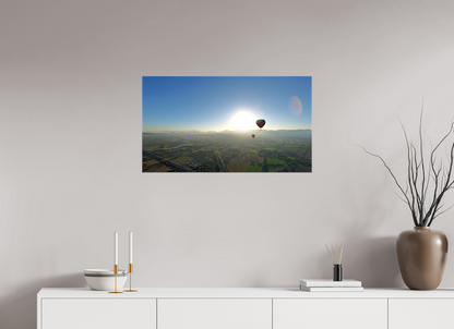 32 x 18″, Glossy Canvas on Stretcher Frame Such Great Heights