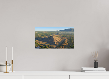 16 x 9″, Photo Print On Fuji Crystal DP II Dawn Over the Pyramid of the Sun