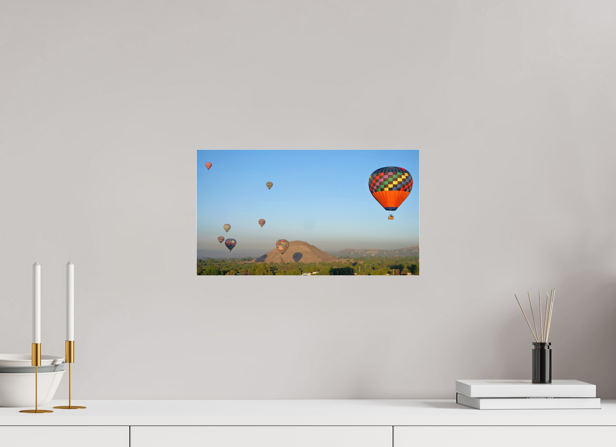 16 x 9″, Photo Print Under Acrylic Glass Pyramids and Friends