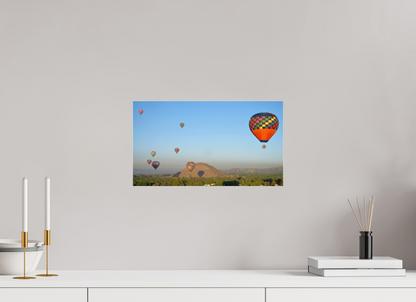 16 x 9″, Photo Print Under Acrylic Glass Pyramids and Friends