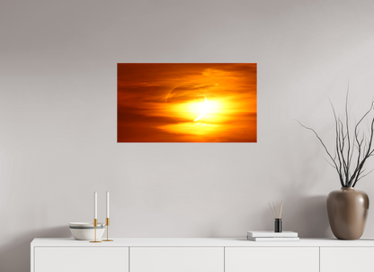 32 x 18″, Glossy Canvas on Stretcher Frame Phases of Totality: 3 of 3