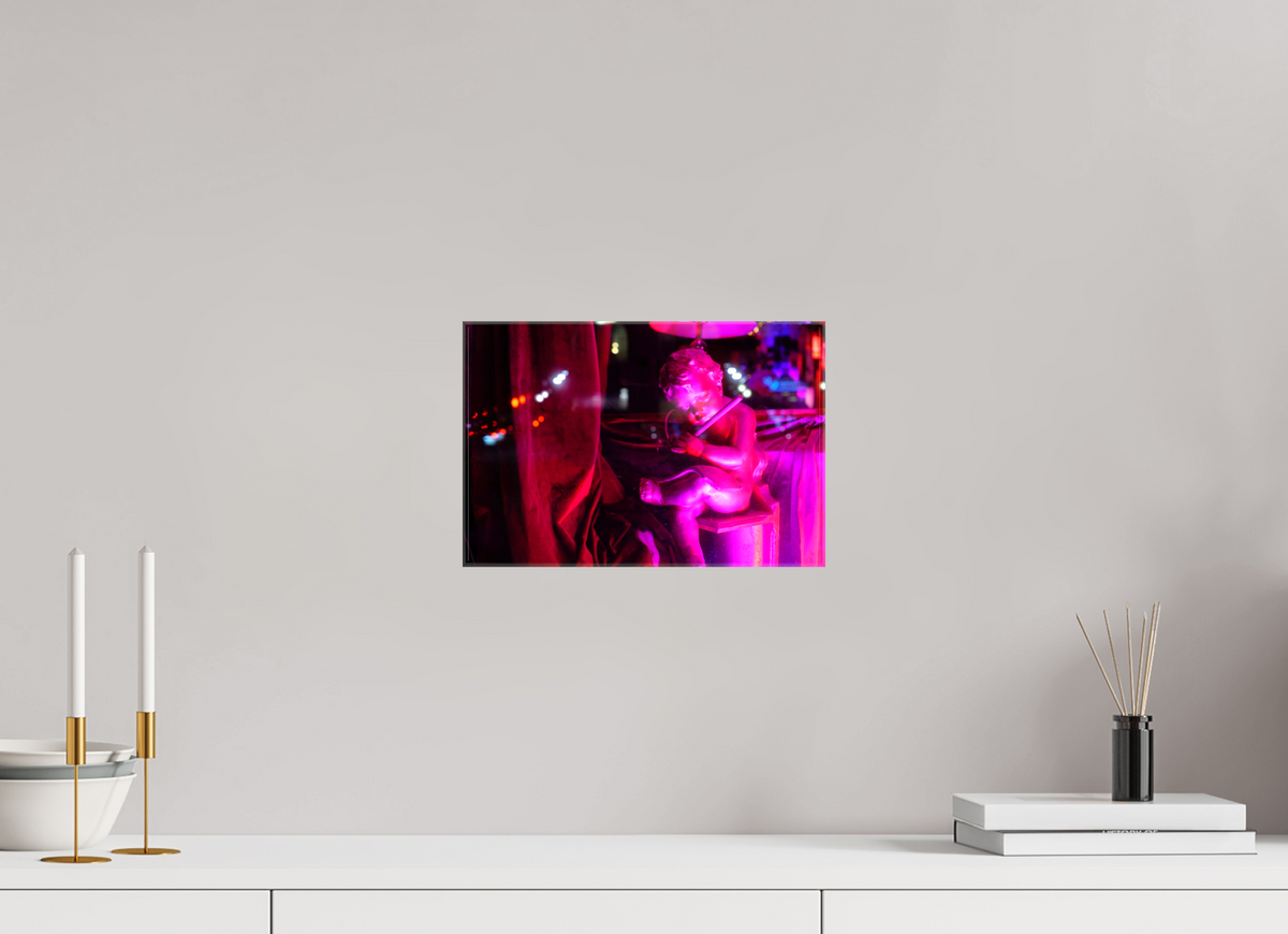 12 x 8″, Glossy Canvas on Stretcher Frame Nocturnal Cherub