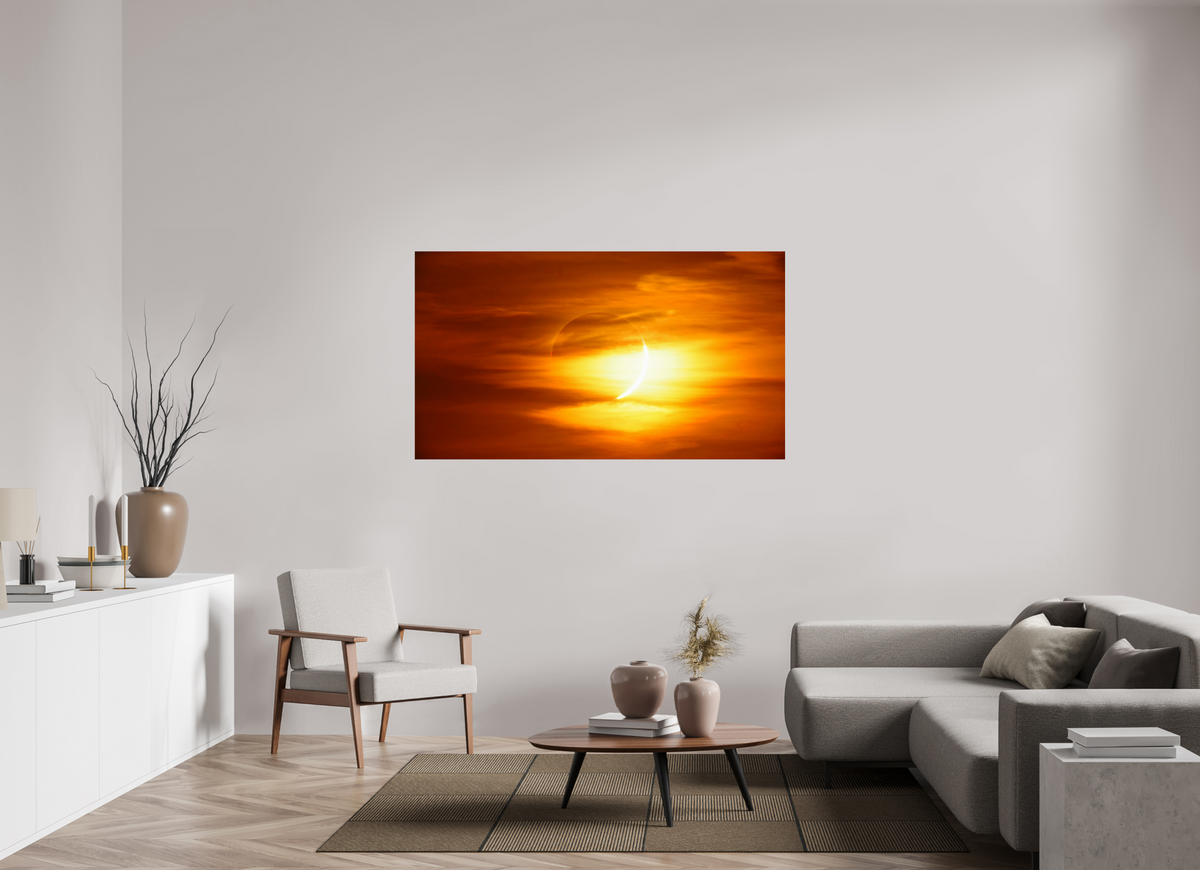 64 x 36″, Photo Print On Fuji Crystal DP II Phases of Totality: 3 of 3