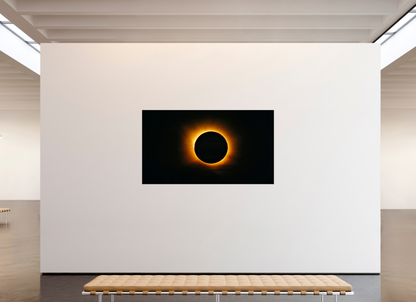 80 x 45″, Photo Print Under Acrylic Glass Phases of Totality: 2 of 3