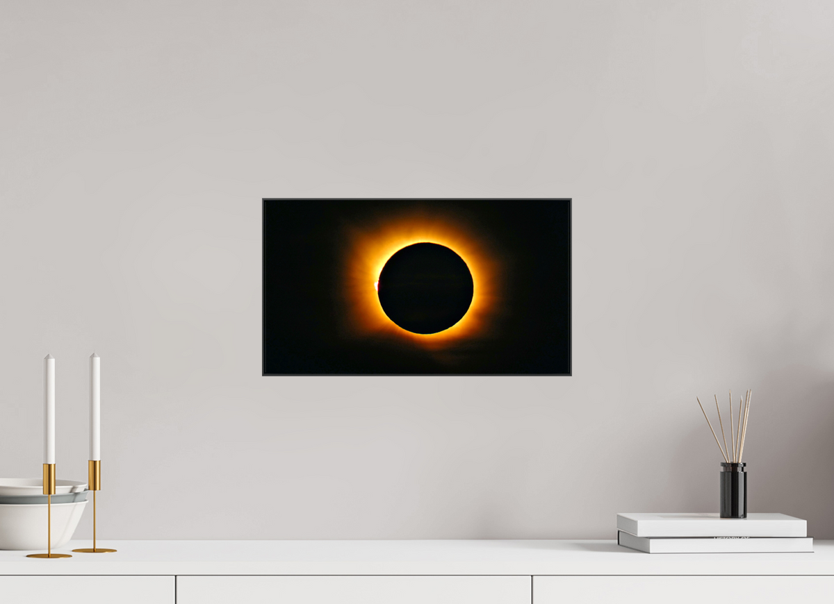 16 x 9″, Glossy Canvas on Stretcher Frame Phases of Totality: 2 of 3