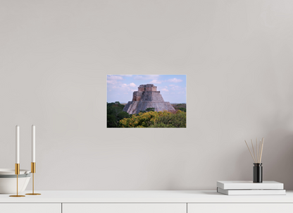 12 x 8″, Photo Print Under Acrylic Glass Pyramid of Itzamná