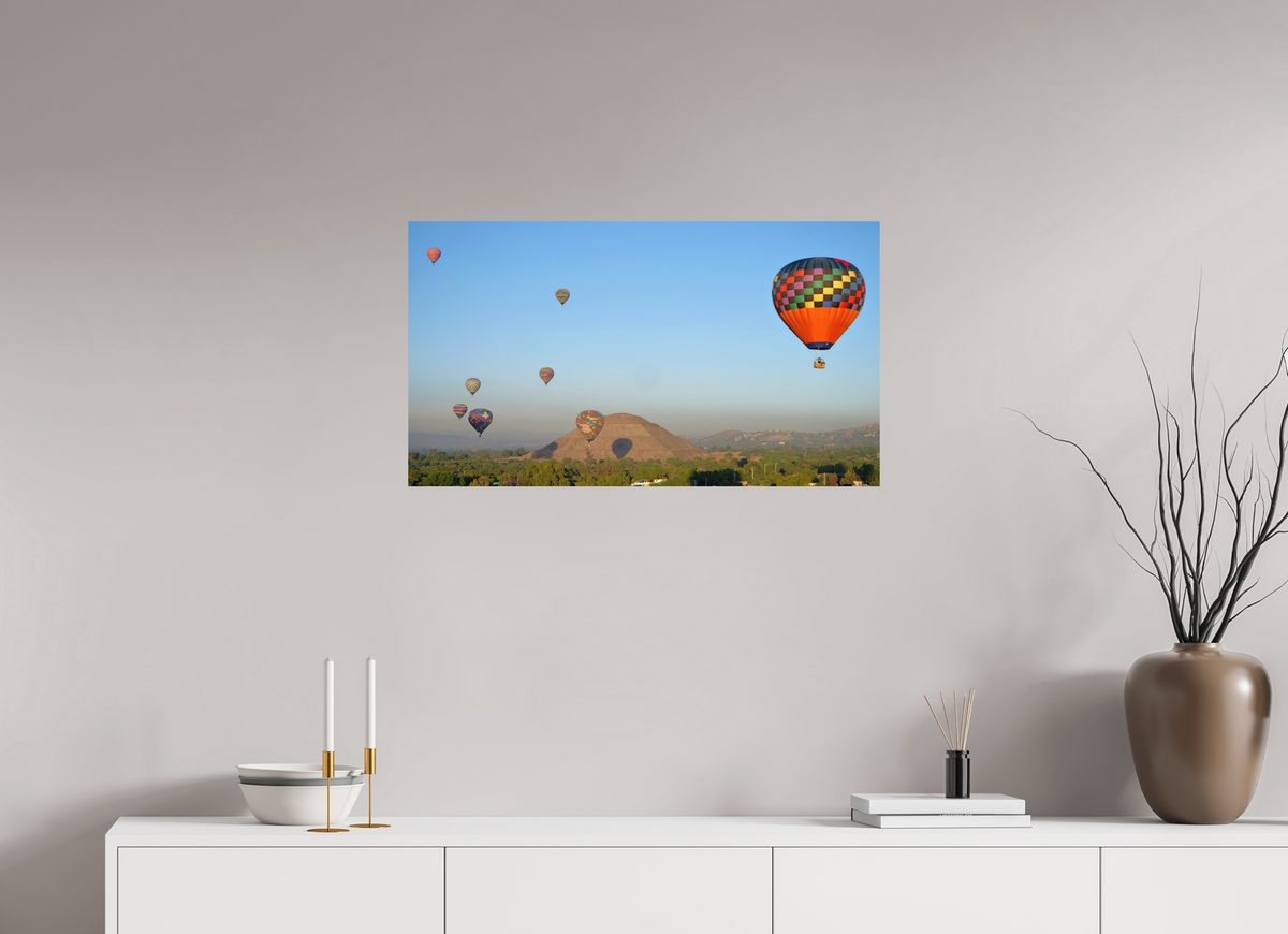 32 x 18″, Photo Print On Fuji Crystal DP II Pyramids and Friends