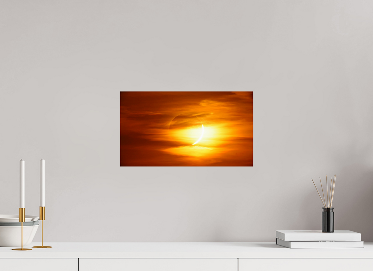 16 x 9″, Photo Print On Fuji Crystal DP II Phases of Totality: 3 of 3