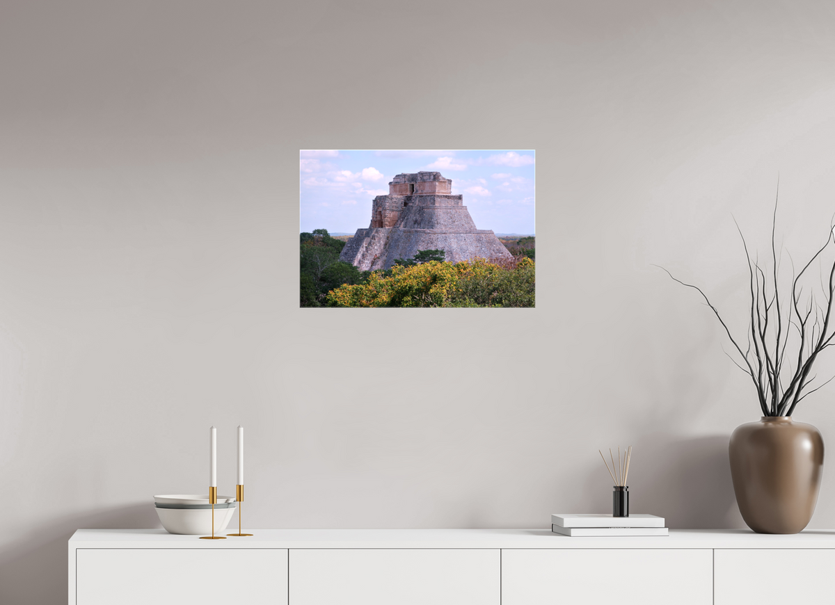 24 x 16″, Glossy Canvas on Stretcher Frame Pyramid of Itzamná