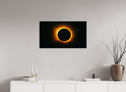 32 x 18″, Glossy Canvas on Stretcher Frame Phases of Totality: 2 of 3