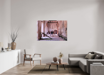 60 x 40″, Glossy Canvas on Stretcher Frame Henequen Workshop